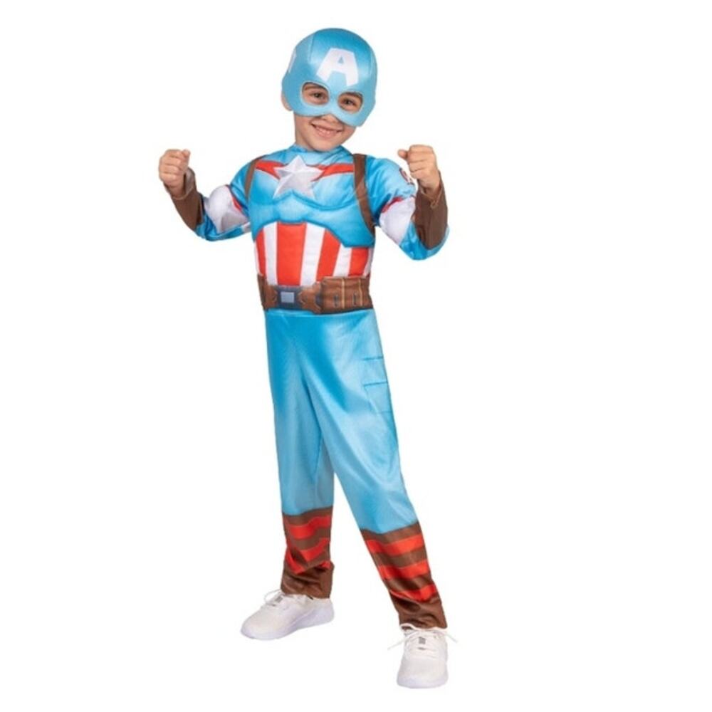 MARVEL Captain America Official Toddler Halloween Boys 2T